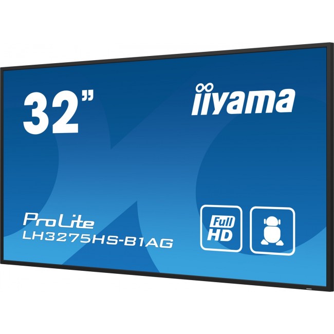 iiyama LH3275HS-B1AG Signage Display Digital signage flat panel 80 cm (31.5 iiyama LH3275HS-B1AG Signage Display Digital signage flat panel 80 cm (31.5
