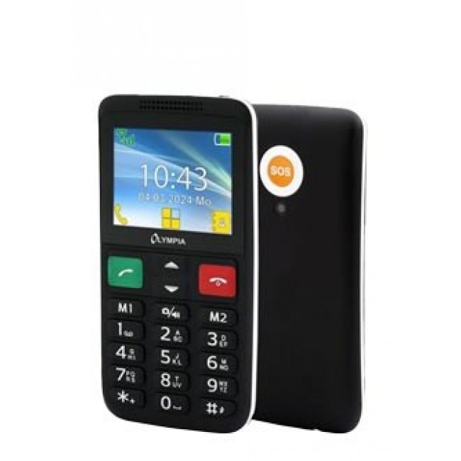 Olympia Mobiltelefon LUX Gro tasten schwarz