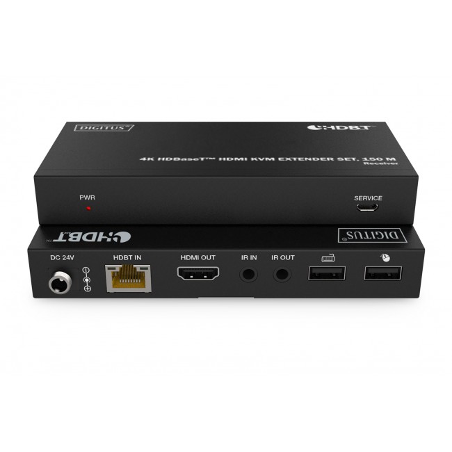 Digitus 4K HDBaseTTM HDMI KVM extender set, 150 m