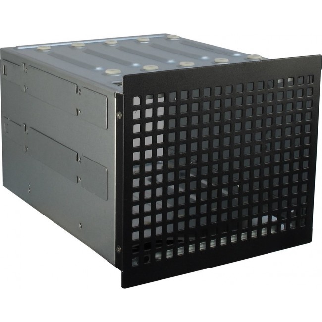 Inter-Tech 3U-30248 Rack Black, Stainless steel