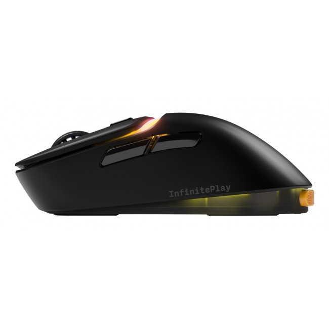 Glorious Gaming Model D3 Wireless Gaming Mouse - InfinitePlay Swappable Battery System, 8k Polling, 130M Click Optical Switches, Ultralight 69g, 30K DPI Optical Sensor, RGB - Black