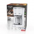Adler AD 4383w Drip coffee maker for ground coffee 1.5 L white Adler AD 4383w Drip coffee maker for ground coffee 1.5 L white