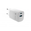 NATEC RIBERA GAN CHARGER 1X USB-A + 1X USB-C 30W WHITE NATEC RIBERA GAN CHARGER 1X USB-A + 1X USB-C 30W WHITE