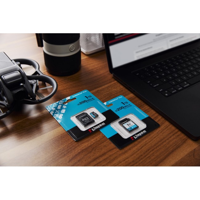 Kingston Technology Canvas Go! Plus 1TB SDXC Canvas Go Plus Gen4 200MB/s C10 UHS-I U3 V30 Kingston Technology Canvas Go! Plus 1TB SDXC Canvas Go Plus Gen4 200MB/s C10 UHS-I U3 V30