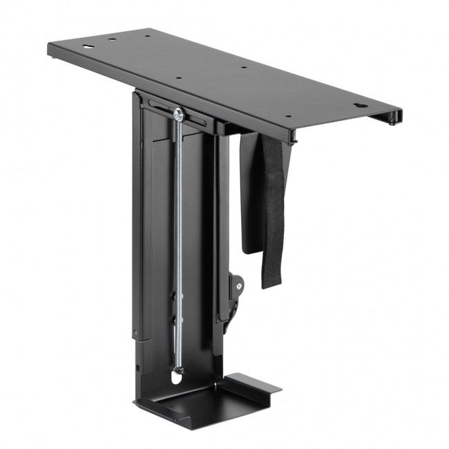 Maclean MC-885 B Under Desk Computer Holder Black Adjustable Max. 10kg. Maclean MC-885 B Under Desk Computer Holder Black Adjustable Max. 10kg.