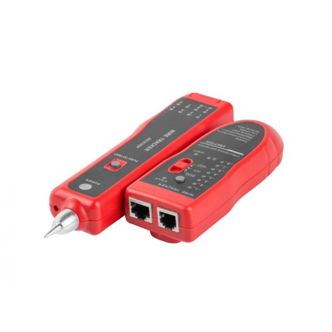 Lanberg NT-0501 network cable tester Black, Red Lanberg NT-0501 network cable tester Black, Red