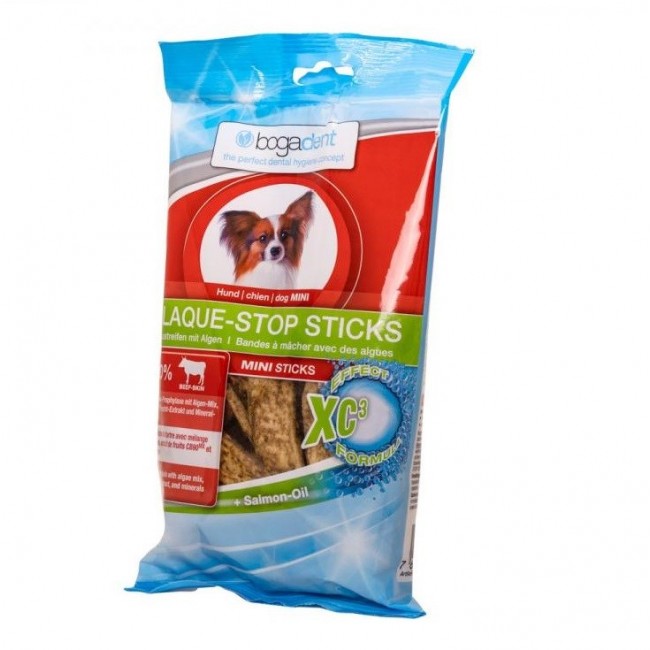 BOGAR Bogadent Plaque-stop sticks Mini Beef - dog treat - 100g
