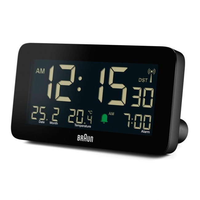 Braun BC10B-DCF alarm clock Digital alarm clock Black Braun BC10B-DCF alarm clock Digital alarm clock Black