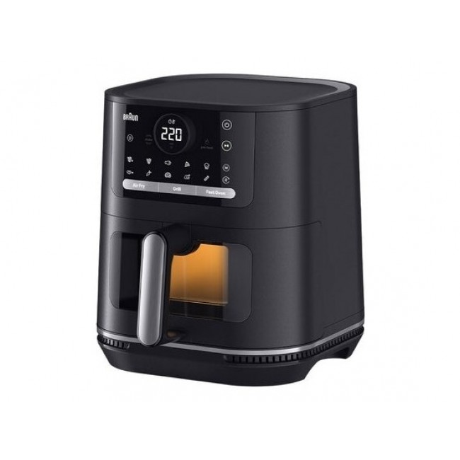 Braun HF5073 Single 6 L Stand-alone 2000 W Hot air fryer Black