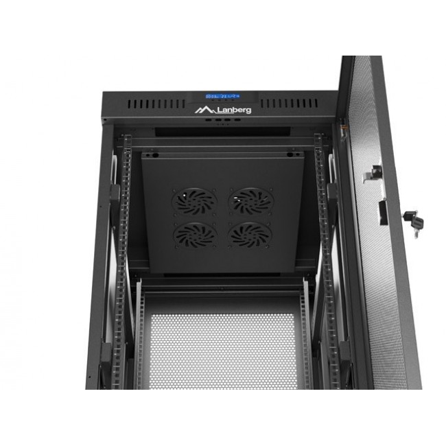 Lanberg FF01-6832-23BL rack cabinet 32U Freestanding rack Black Lanberg FF01-6832-23BL rack cabinet 32U Freestanding rack Black