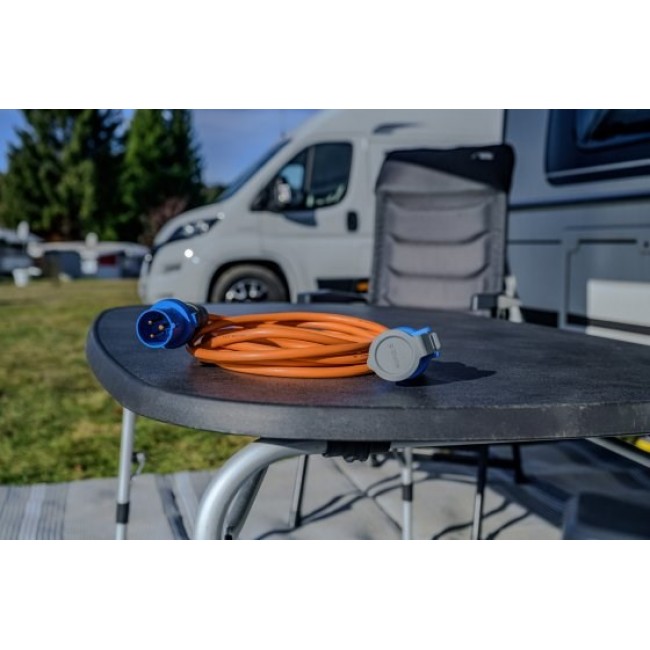 Brennenstuhl 1167650625 power extension 25 m 1 AC outlet(s) Indoor/outdoor Blue, Orange