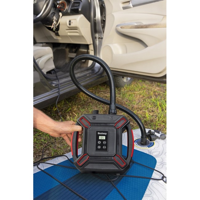 Bestway PowerGrip Sport High-Pressure DC Stand-Up Paddleboard Electric Air Pump