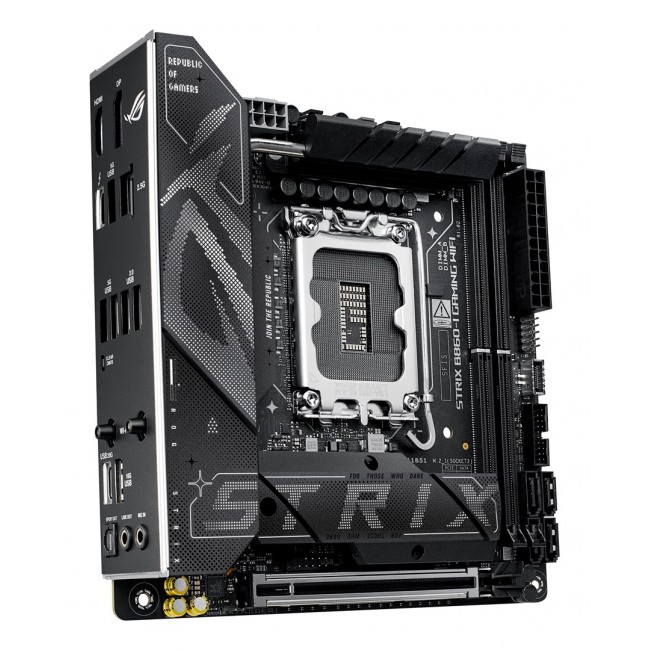 ASUS ROG STRIX B860-I GAMING WIFI Intel B860 LGA 1851 (Socket V1) mini ITX ASUS ROG STRIX B860-I GAMING WIFI Intel B860 LGA 1851 (Socket V1) mini ITX