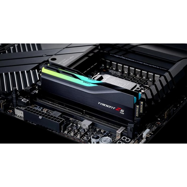 G.Skill Trident Z5 RGB F5-6000J3444F64GX2-TZ5RK memory module 128 GB 2 x 64 GB DDR5 5600 MT/s G.Skill Trident Z5 RGB F5-6000J3444F64GX2-TZ5RK memory module 128 GB 2 x 64 GB DDR5 5600 MT/s