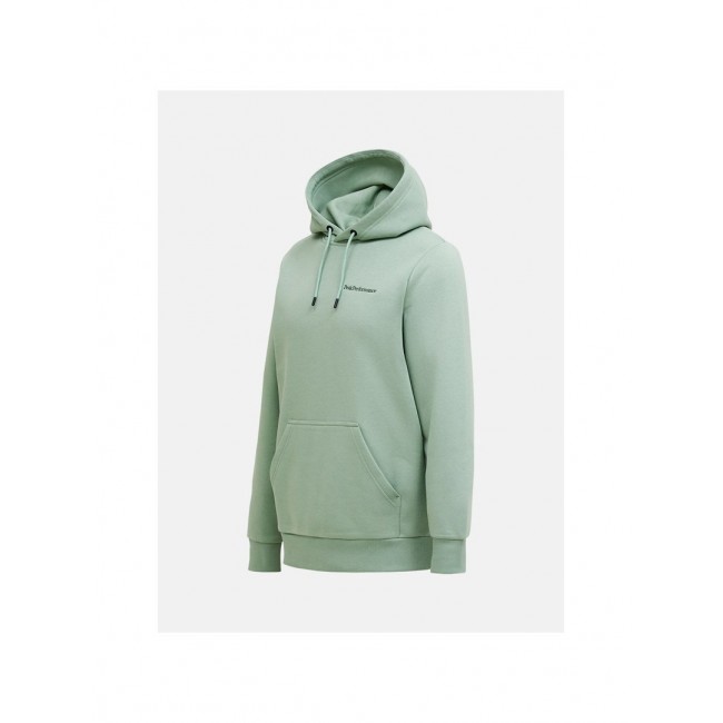 Bluza męska PEAK PERFORMANCE M Original Small Logo Hood kolor zielony - M
