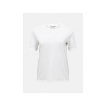Koszulka damska PEAK PERFORMANCE W Wool-Blend Shortsleeve kolor bia y - L