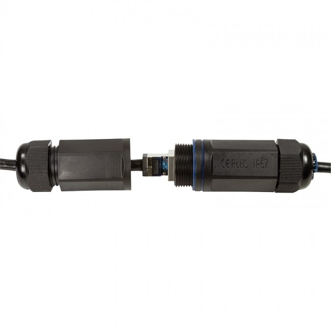 LogiLink CQ7143S networking cable Black 50 m Cat6a S/FTP (S-STP)