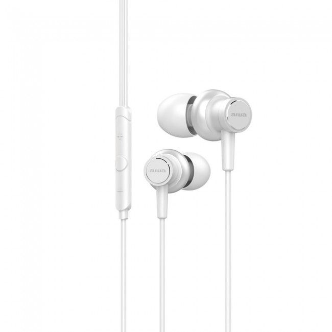 Aiwa ESTM-500WT headphones/headset Wired In-ear Calls/Music White