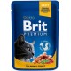 BRIT Cat Pouches Family Plate - wet cat food - 12 x 100g