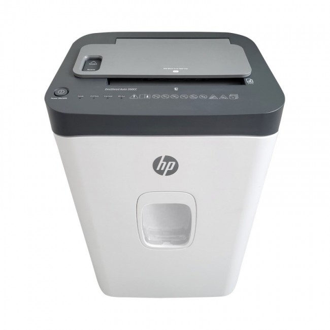 HP ONESHRED Auto 200CC white-gray shredder HP ONESHRED Auto 200CC white-gray shredder