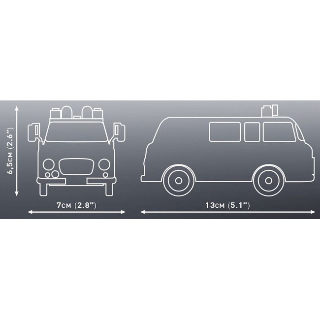 COBI 24596 Youngtimer BARKAS B1000 Polizei 156 pads p6