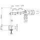 Techly ICA-LCD 503BK2 monitor mount / stand 68.6 cm (27 Techly ICA-LCD 503BK2 monitor mount / stand 68.6 cm (27