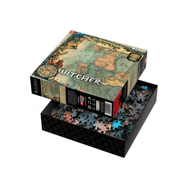 Good Loot The Witcher: Northern Kingdom Map Jigsaw puzzle 1000 pc(s) Good Loot The Witcher: Northern Kingdom Map Jigsaw puzzle 1000 pc(s)