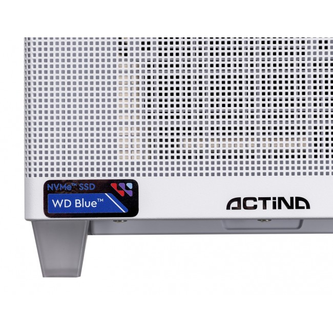 Actina 5901443431763 PC AMD Ryzen 7 7800X3D 32 GB DDR5-SDRAM 1 TB SSD AMD Radeon RX 9070 XT Mini Tower White