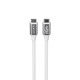 Havit CB6290 - USB Type C to USB Type C cable, 1 m (white/grey)