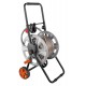 Garden hose reel, metal, for up to 60m of 1/2