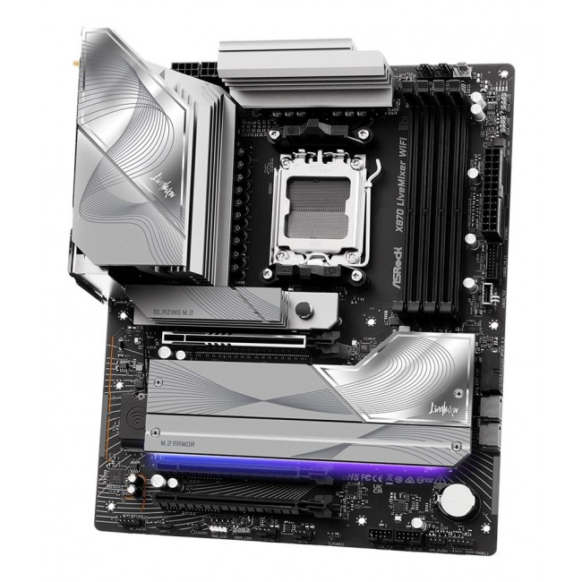 Asrock X870 LiveMixer WiFi AMD X870 Socket AM5 ATX Asrock X870 LiveMixer WiFi AMD X870 Socket AM5 ATX