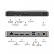 ALOGIC DX3 Triple 4K Display Universal Docking Station with 100W Power Delivery ALOGIC DX3 Triple 4K Display Universal Docking Station with 100W Power Delivery