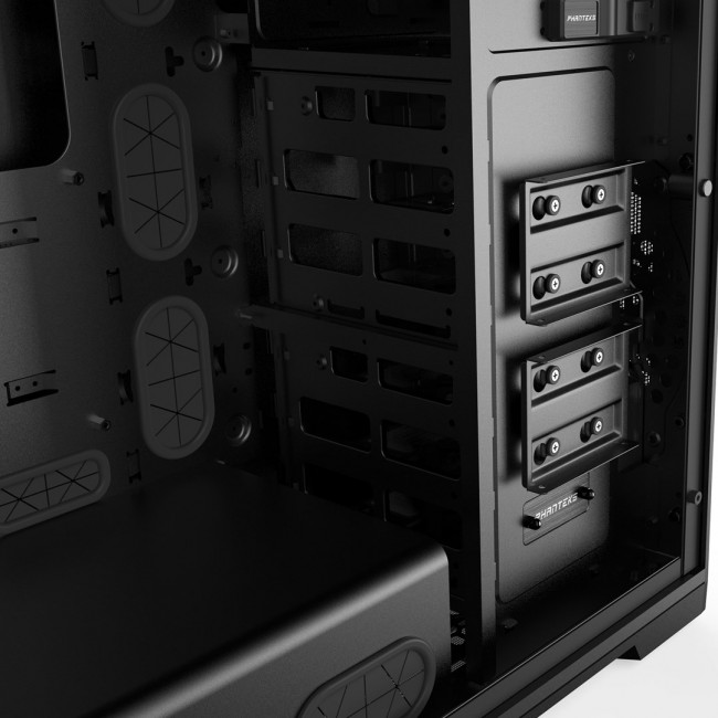 PHANTEKS Enthoo Pro Mid Tower, Tempered Glass - black