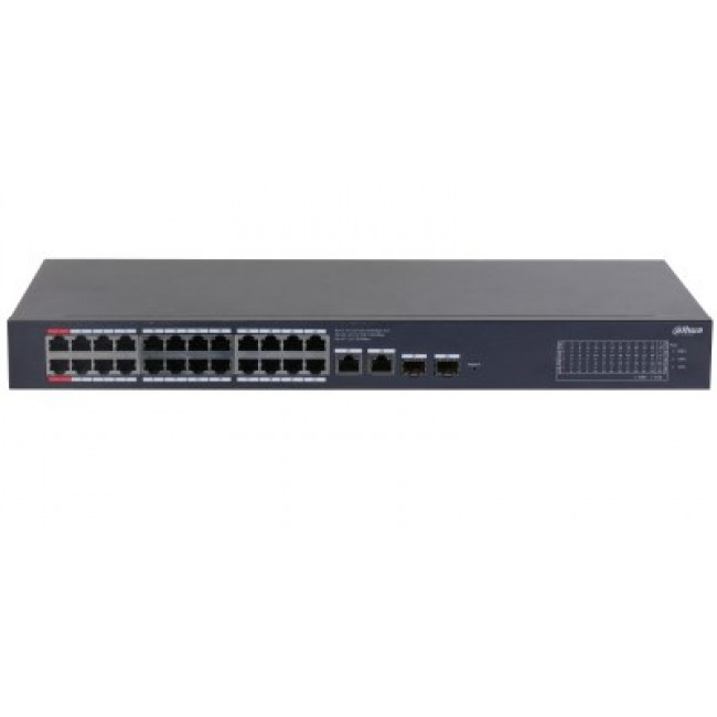 Dahua Technology CS4228-24GT-240 network switch Managed L2 Gigabit Ethernet (10/100/1000) Power over Ethernet (PoE) Black