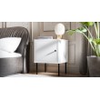 Bedside table 2 pcs PALAZZO BIS 45x39xH59 white matt Bedside table 2 pcs PALAZZO BIS 45x39xH59 white matt