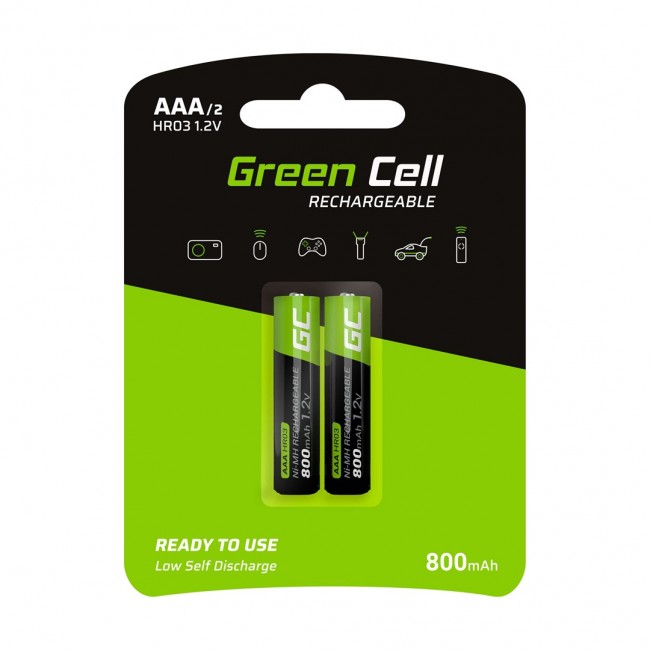 Green Cell GR08 household battery Rechargeable battery AAA Nickel-Metal Hydride (NiMH) Green Cell GR08 household battery Rechargeable battery AAA Nickel-Metal Hydride (NiMH)