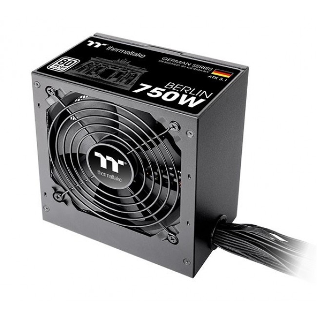Thermaltake Berlin power supply unit 750 W 24-pin ATX ATX Black Thermaltake Berlin power supply unit 750 W 24-pin ATX ATX Black