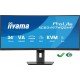 iiyama ProLite 34 UWQHD curved monitor with USB-C dock, LAN, KVM switch and 15cm height adjustable stand iiyama ProLite 34 UWQHD curved monitor with USB-C dock, LAN, KVM switch and 15cm height adjustable stand