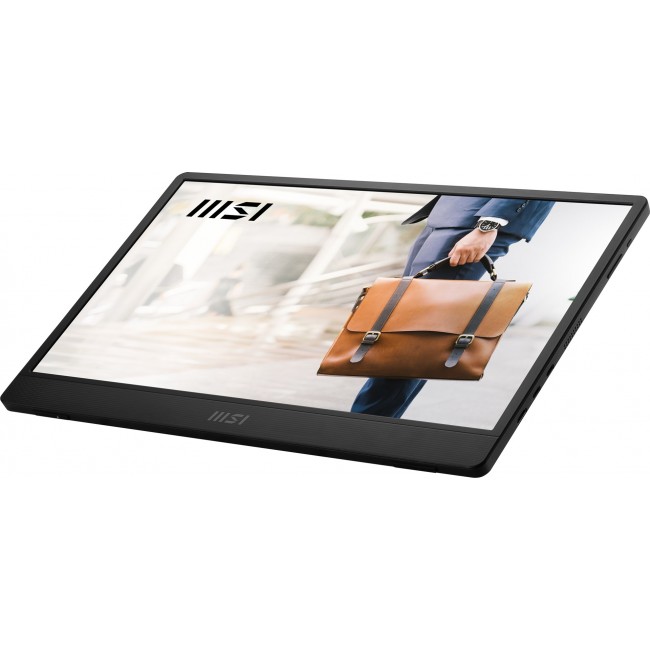 MSI PRO MP161 E2U portable TV/monitor Portable monitor Black 39.6 cm (15.6 MSI PRO MP161 E2U portable TV/monitor Portable monitor Black 39.6 cm (15.6