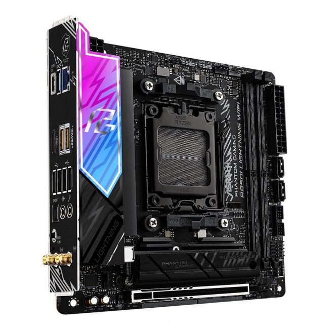 Asrock Phantom Gaming B850I Lightning WiFi AMD B850 Socket AM5 mini ITX