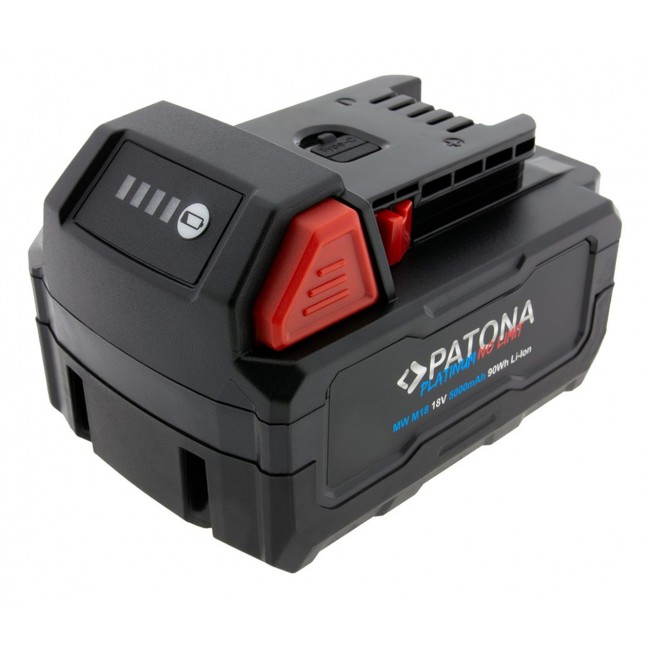 PATONA Platinum 18V Battery for Milwaukee M18 with USB-C port PD45W Black PATONA Platinum 18V Battery for Milwaukee M18 with USB-C port PD45W Black