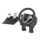 GENESIS Seaborg 400 Black, Silver USB Steering wheel + Pedals Nintendo Switch, PC, PlayStation 4, Playstation 3, Xbox 360, Xbox One, Xbox One S, Xbox One X