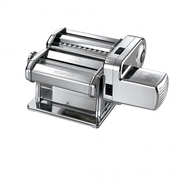 Atlas Pasta Maker with Motor, Silver Atlas Pasta Maker with Motor, Silver