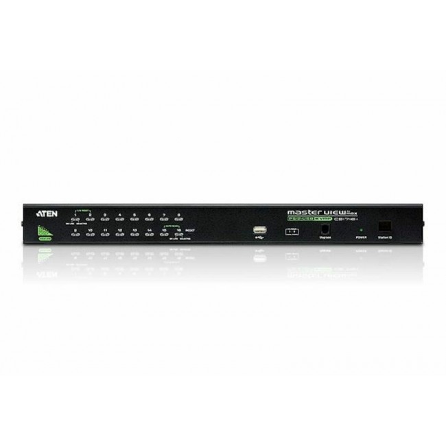 ATEN 16-Port USB - PS/2 VGA KVM Switch with USB Peripheral port ATEN 16-Port USB - PS/2 VGA KVM Switch with USB Peripheral port