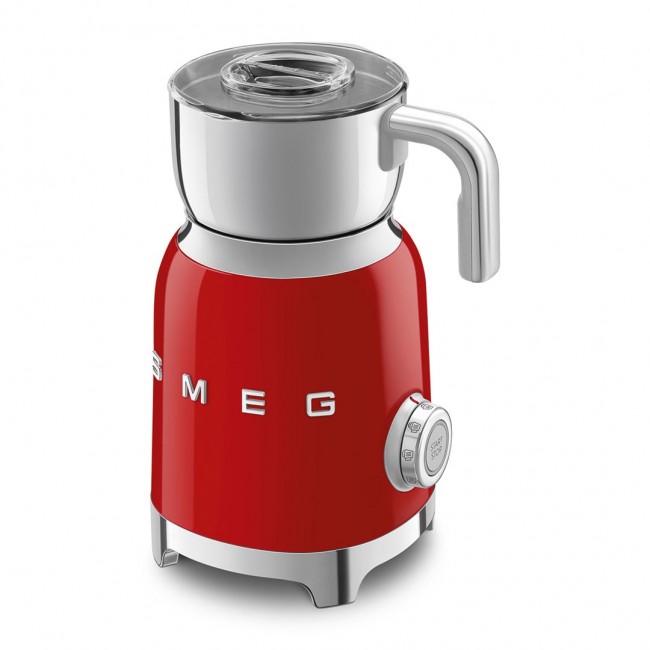 Milk frother Smeg 50's Style red