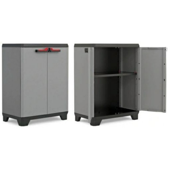 KETER TOOL CABINET WITH SHELVES STILO 68x39x90cm IT New