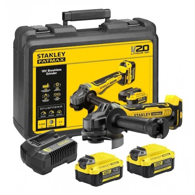 Stanley SFMCG700M2K-QW angle grinder 12.5 cm 8000 RPM 875 W 2 kg