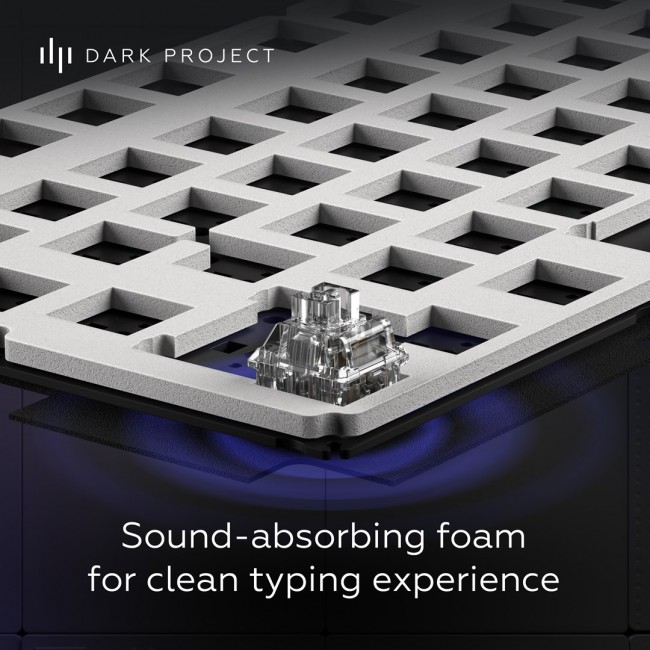 Dark Project Tamsus projektas ALU87B Bushido, G3MS Moonstone Switch, JAV keyboard Home/Office QWERTY English Dark Project Tamsus projektas ALU87B Bushido, G3MS Moonstone Switch, JAV keyboard Home/Office QWERTY English