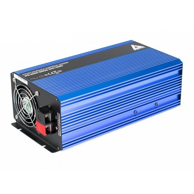 AZO Digital 24 VDC / 230 VAC Converter SINUS IPS-2000S 2000W AZO Digital 24 VDC / 230 VAC Converter SINUS IPS-2000S 2000W