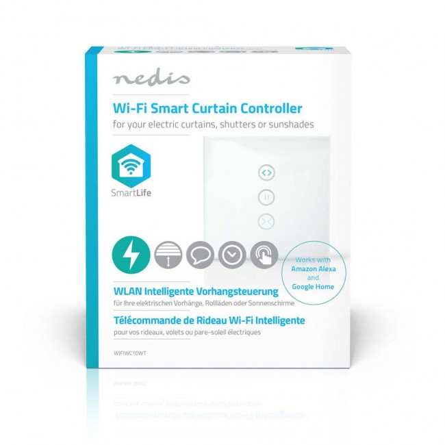 Nedis WIFIWC10WT smart home transmitter Wired & Wireless Wall-mounted WWAN